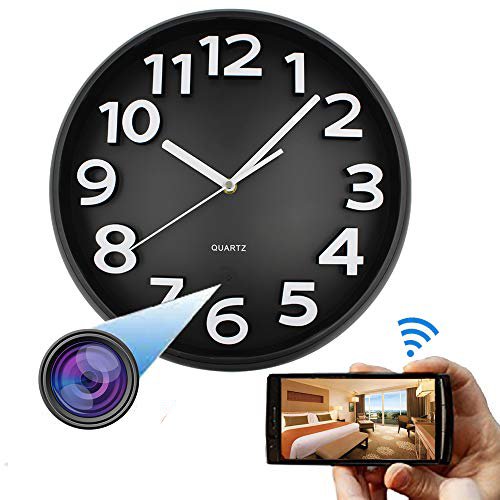 WiFi clock hidden camera for discreet home surveillance